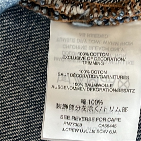 Madewell Rigid Denim Raw Hem A-Line Mini Skirt Leandra Wash Size 26/4 - Picture 6 of 11